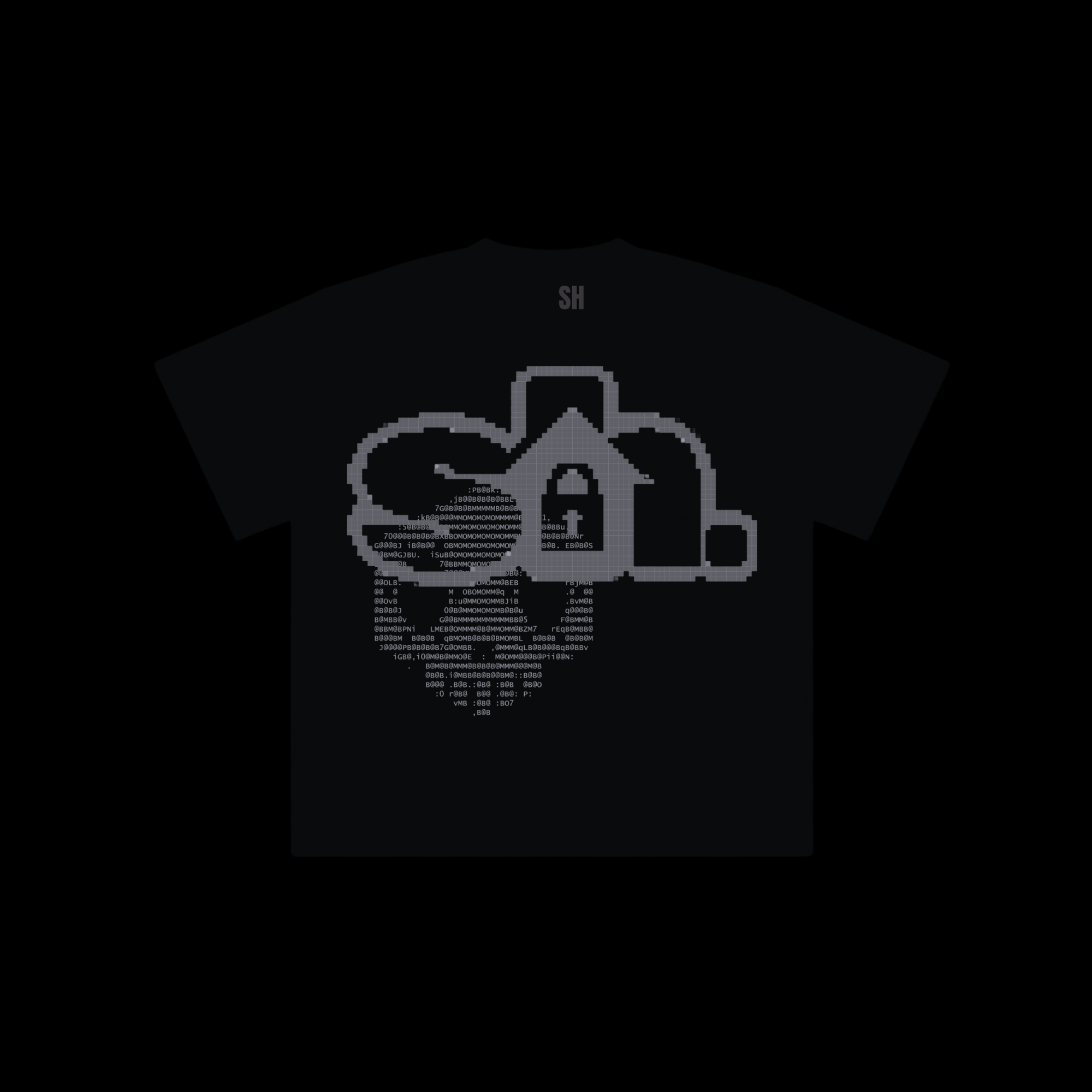 Sh Skull T-Shirt Black